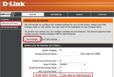 آموزش مخفی سازی وای فای d-link